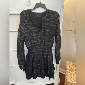 Size small black and gold lightweight Vici dress